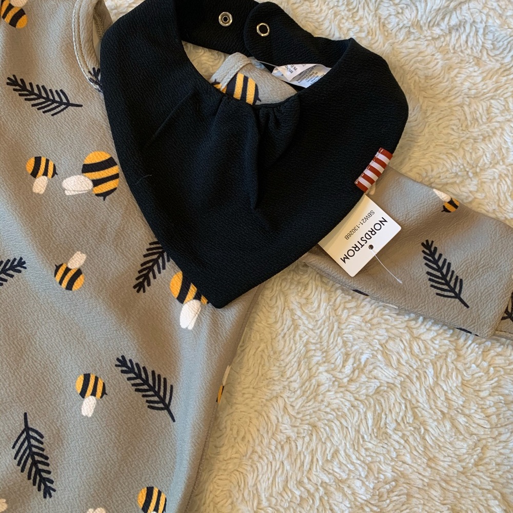 🐝 SOOKIbaby NWT romper viscose blend 🐝 9/12 - Picture 3 of 10